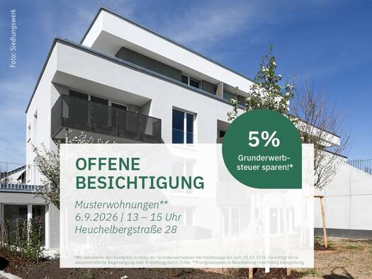 Wohnung zum Kauf - Neubau provisionsfrei 549.000 € 4 Zimmer 100,5 m² EG Heuchelbergstraße 28 Brackenheim Brackenheim 74336