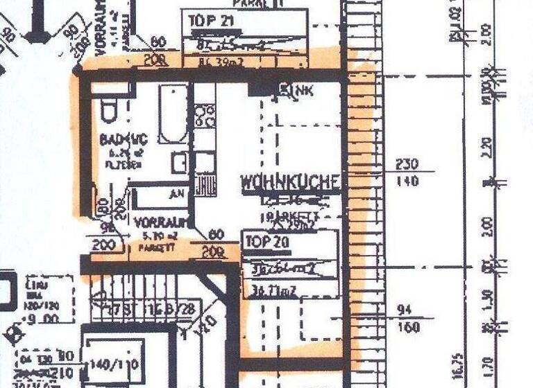 Studio zur Miete 614 € 1 Zimmer 40 m² 3. Geschoss frei ab sofort Perfektastraße Wien 1230