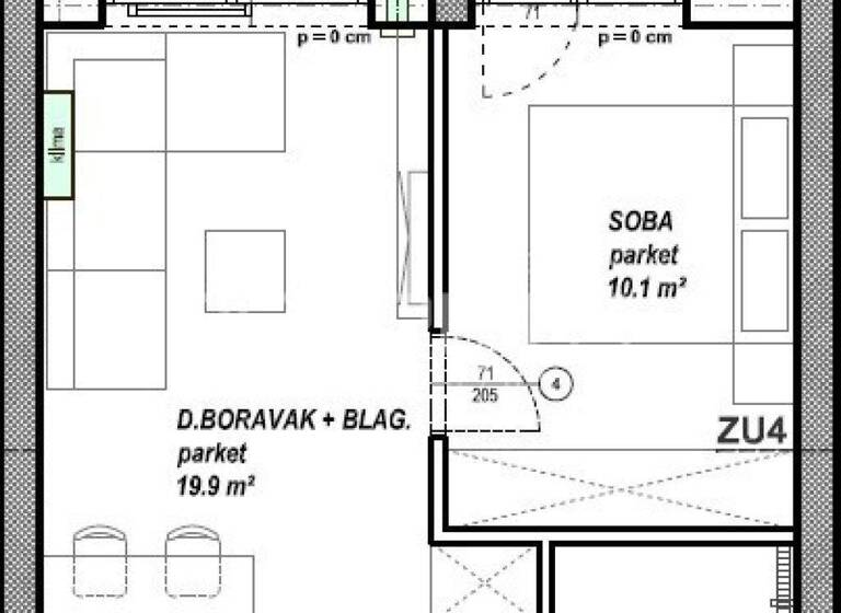 Wohnung zum Kauf 162.810 € 2 Zimmer 46 m² Cakovec
