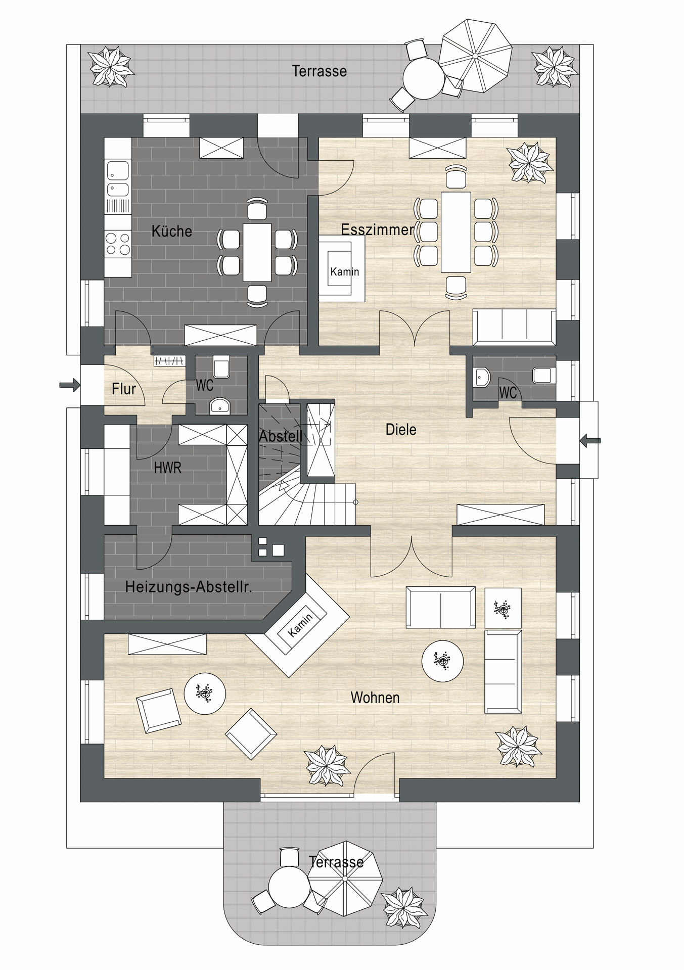 Einfamilienhaus zum Kauf 998.000 € 8 Zimmer 200 m²<br/>Wohnfläche 7.570 m²<br/>Grundstück Barlo Bocholt 46397