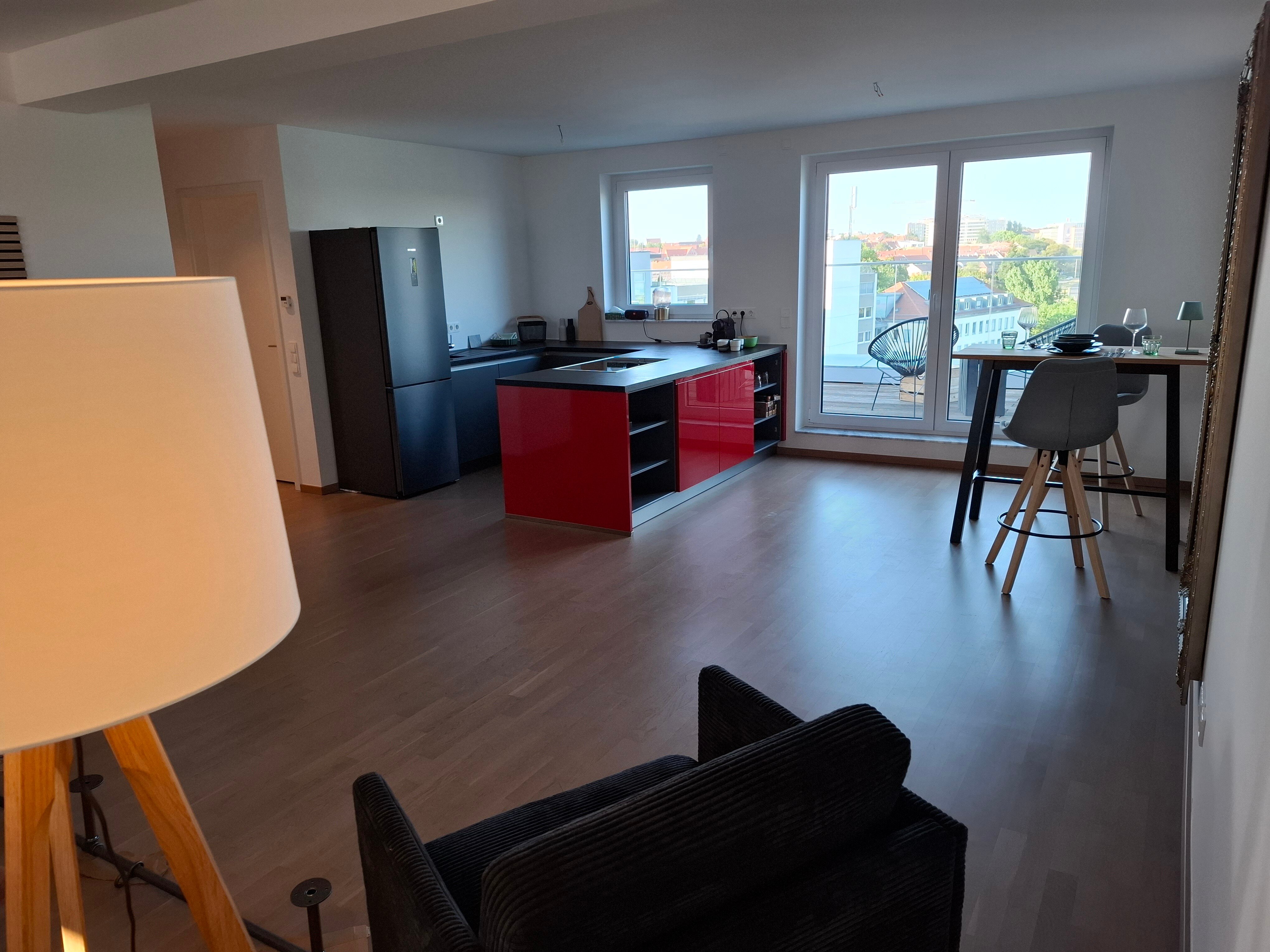 Penthouse zur Miete 1.700 € 2 Zimmer 79,8 m²<br/>Wohnfläche ab sofort<br/>Verfügbarkeit Blumenstraße 6 Marienvorstadt Nürnberg 90402