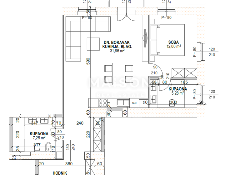 Wohnung zum Kauf 800.000 € 2 Zimmer 1. Geschoss Opatija 51410