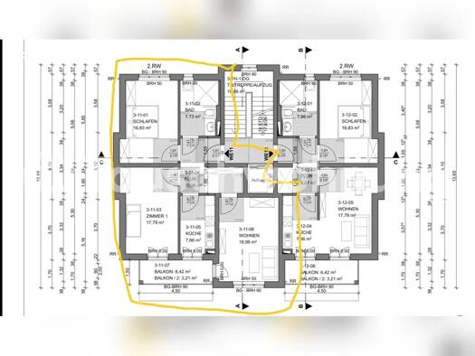 Wohnung zur Miete Tauschwohnung 1.100 € 3 Zimmer 80 m² Zehlendorf Potsdam 14109