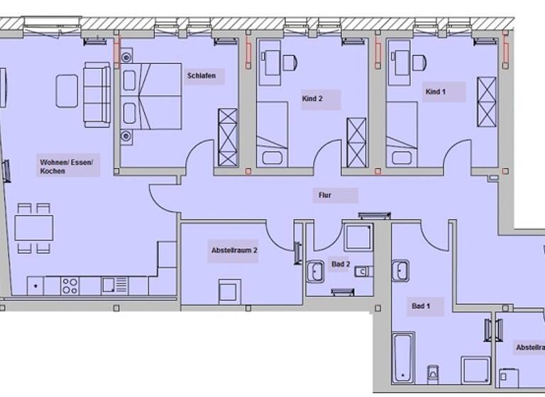 Wohnung zur Miete 1.075 € 4 Zimmer 143,3 m²<br/>Wohnfläche Dachgeschoss<br/>Geschoss Neuendorfer Str. 69 Altstadt Brandenburg an der Havel 14770