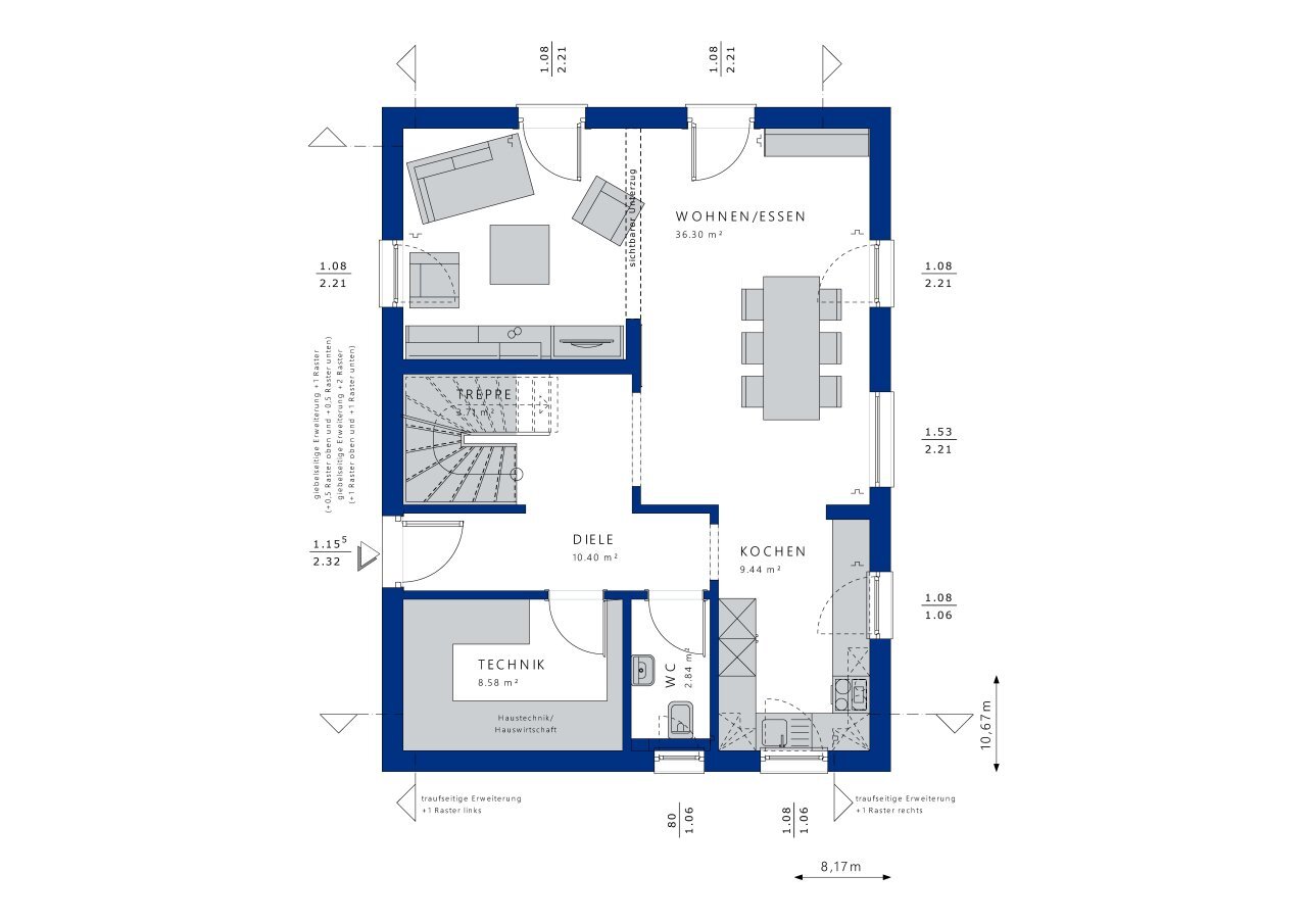 Einfamilienhaus zum Kauf 431.451 € 5 Zimmer 142 m²<br/>Wohnfläche 490 m²<br/>Grundstück Marksuhl Gerstungen 99819