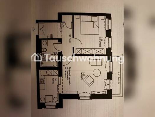 Wohnung zur Miete Tauschwohnung 480 € 2 Zimmer 53 m² 1. Geschoss Striesen-West Ortsamtsbereich Blasewitz 01309