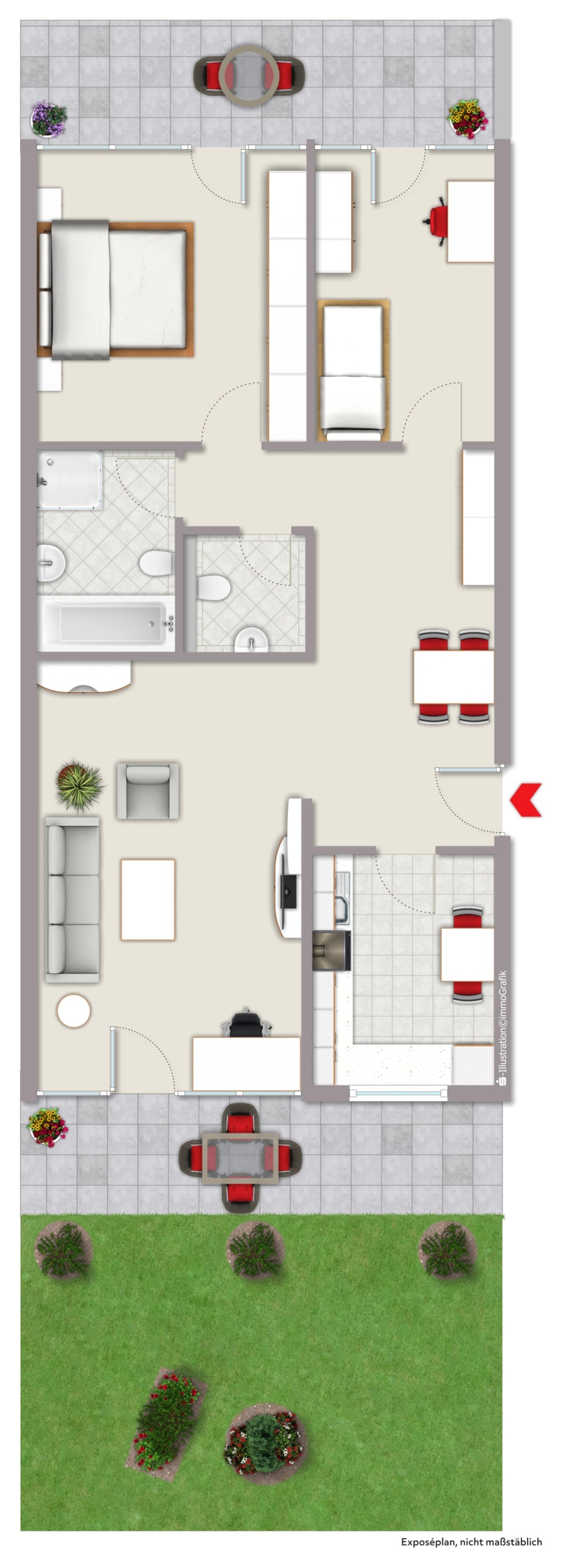 Wohnung zum Kauf 379.000 € 3 Zimmer 93 m²<br/>Wohnfläche Norf Neuss 41469