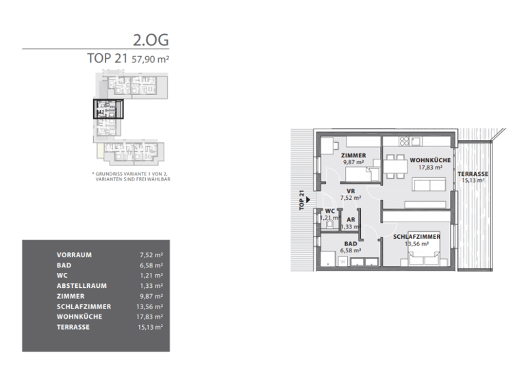 Wohnung zum Kauf - Erstbezug provisionsfrei 235.996 € 3 Zimmer 57,6 m² Fürstenfeld 8280