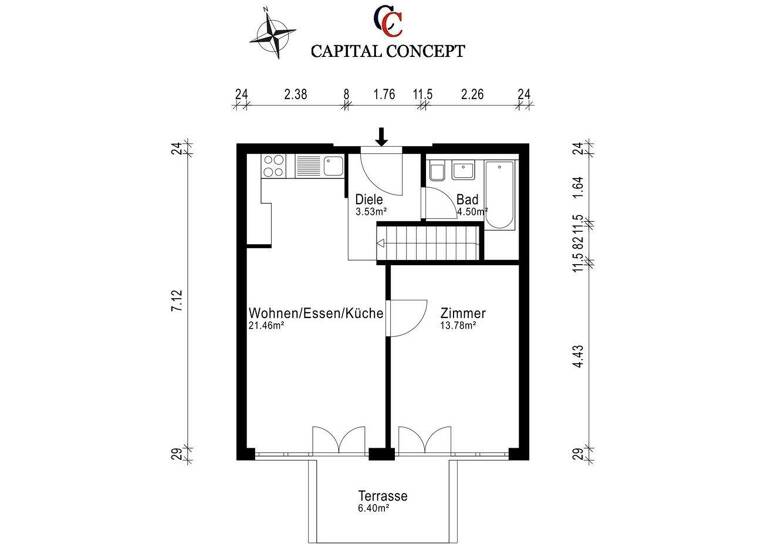 Wohnung zum Kauf 255.000 € 3 Zimmer 79 m² EG Heiligensee Berlin 13503