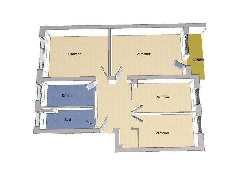 Wohnung zum Kauf 319.000 € 4 Zimmer 72 m² frei ab sofort Reinickendorf Berlin 13403