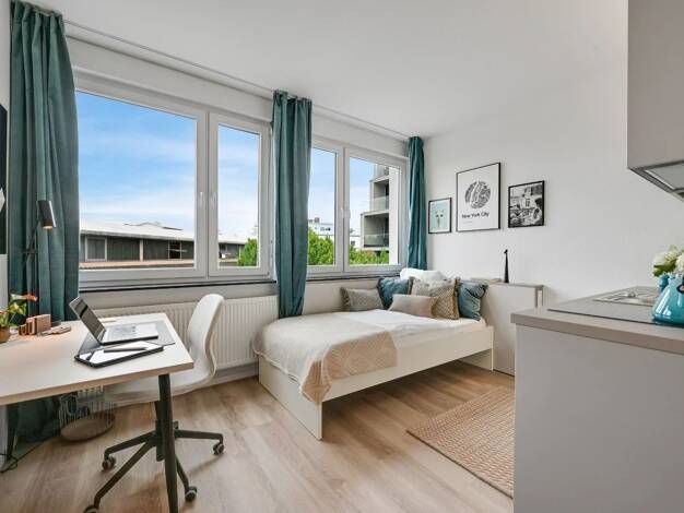 Wohnung zur Miete 670 € 1 Zimmer 20,5 m² Czernyring 42 Weststadt Heidelberg 69115