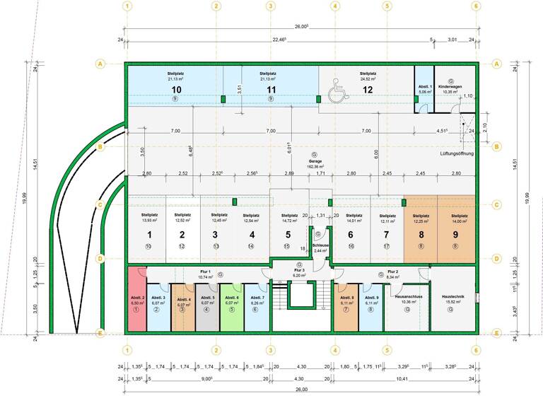 Wohnung zum Kauf - Neubau provisionsfrei 341.687 € 2 Zimmer 62,6 m²<br/>Wohnfläche 1.<br/>Geschoss 01.11.2025<br/>Verfügbarkeit Lahr Lahr/Schwarzwald 77933