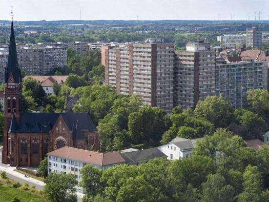 Wohnung zur Miete 451 € 3 Zimmer 67,8 m² 14. Geschoss Pablo-Neruda-Block 2 Frankfurt Frankfurt (Oder) 15230