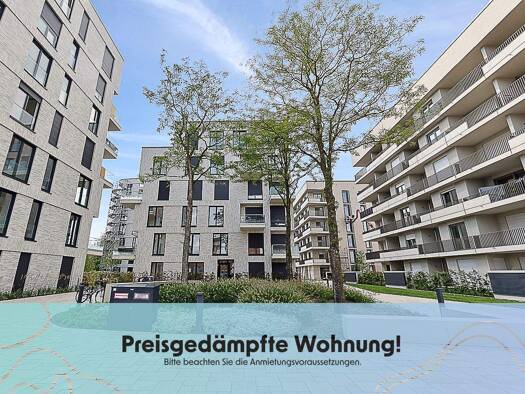 Wohnung zur Miete - Erstbezug 1.350 € 3 Zimmer 84,4 m² 2. Geschoss Schiessstraße 22b Heerdt Düsseldorf 40549