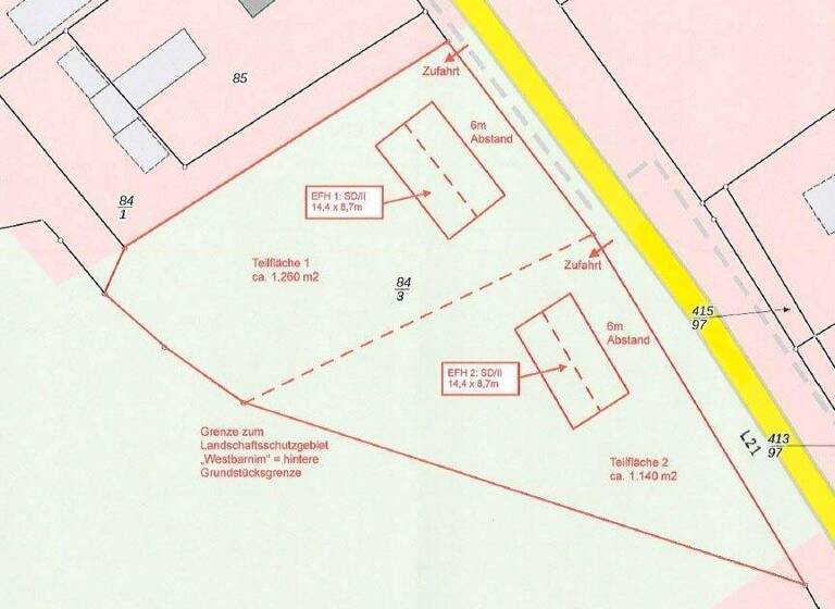 Grundstück zum Kauf 295.000 € 1.260 m² Grundstück Mühlenbeck Mühlenbecker Land 16567