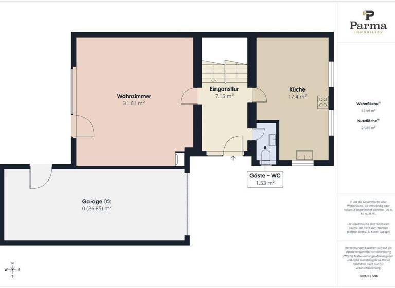 Doppelhaushälfte zum Kauf 498.000 € 5 Zimmer 140 m² 553 m² Grundstück Vettweiß 52391