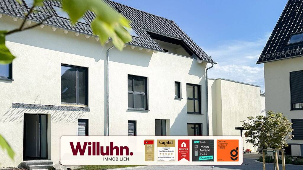 Reihenendhaus zum Kauf - Erstbezug 520.000 € 4 Zimmer 122,1 m² 2.590 m² Grundstück Holzhausen Leipzig 04288