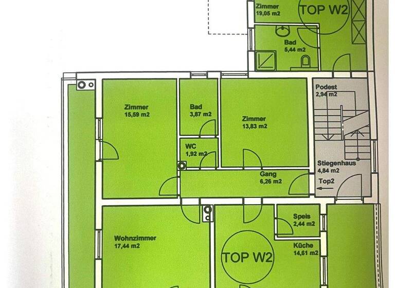 Wohnung zum Kauf 400.000 € 4 Zimmer 100,5 m² 1. Geschoss Schlitters 6262