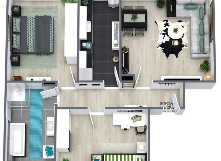 Wohnung zur Miete 560 € 3 Zimmer 71 m² 2. Geschoss Äußere Crimmitschauer Straße 33 Meerane 08393