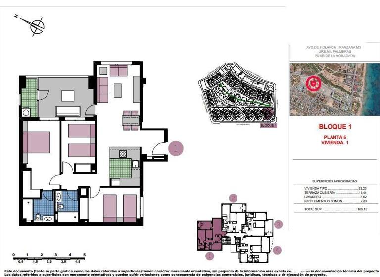 Wohnung zum Kauf - Erstbezug provisionsfrei 329.000 € 4 Zimmer 106 m² 2. Geschoss Mil Palmeras 03191