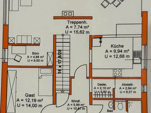 Wohnung zur Miete 1.500 € 5 Zimmer 180 m² Geschoss 1/2 frei ab sofort Forsthausstraße 8 Brandoberndorf Waldsolms 35647