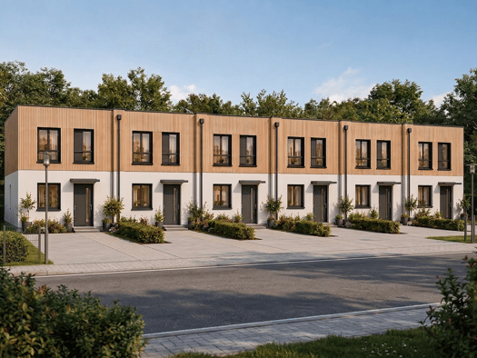 Reihenhaus zum Kauf - Erstbezug provisionsfrei als Kapitalanlage geeignet 474.000 € 4 Zimmer 110 m² 212 m² Grundstück Hinter den Gärten Neumühl Kehl 77694