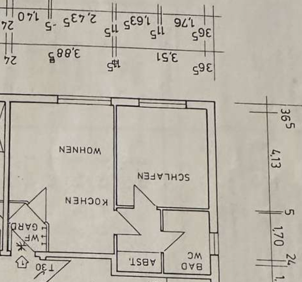 Wohnung zur Miete 340 € 2 Zimmer 43 m²<br/>Wohnfläche EG<br/>Geschoss ab sofort<br/>Verfügbarkeit Niederlauer Niederlauer 97618