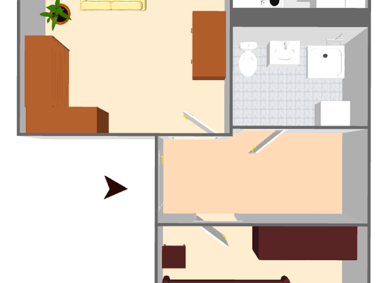 Wohnung zur Miete 331 € 2 Zimmer 56,6 m² 1. Geschoss Wendel-Roskopf-Str. 23 Königshufen Görlitz 02828