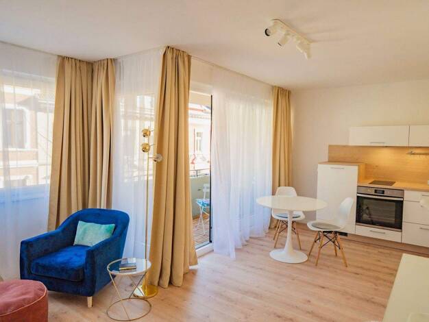 Studio zur Miete Wohnen auf Zeit 1.350 € 1 Zimmer 36 m² frei ab sofort Unterbilk Düsseldorf 40219