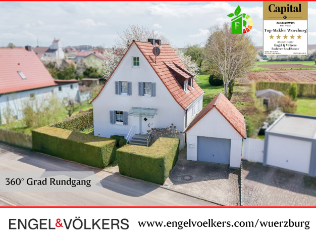 Einfamilienhaus zum Kauf 430.000 € 4 Zimmer 111 m² 1.666 m² Grundstück Opferbaum Bergtheim 97241