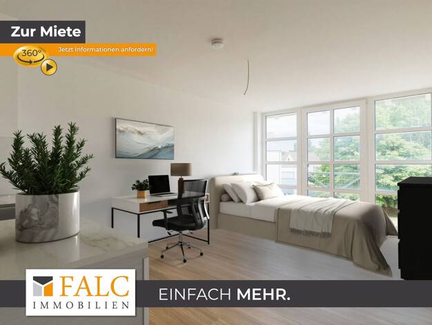 Studio zur Miete 405 € 1 Zimmer 23,7 m² 2. Geschoss Akazienstraße 12 Haaren Aachen 52080