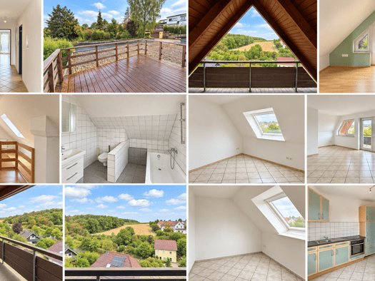 Maisonette zur Miete 1.100 € 3 Zimmer 93 m² Geschoss 1/3 frei ab 01.11.2026 Marktbreit Marktbreit 97340