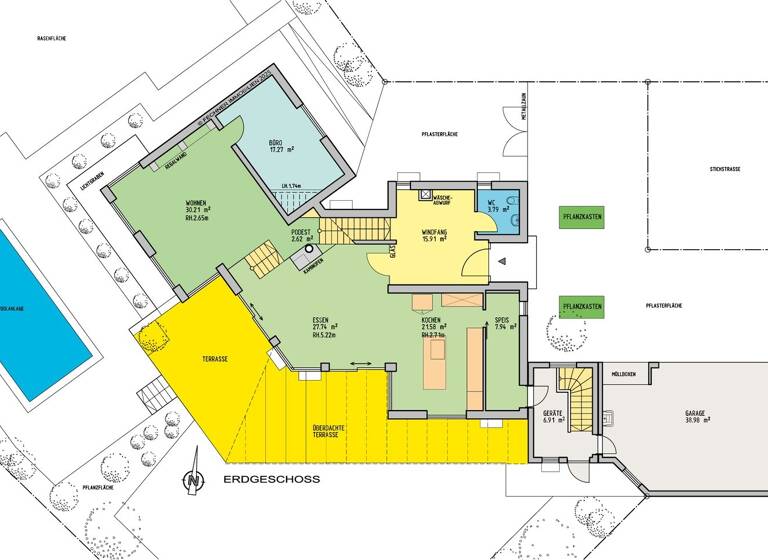 Einfamilienhaus zum Kauf provisionsfrei 1.798.800 € 5 Zimmer 222,7 m² 1.083 m² Grundstück frei ab sofort Kösching 85092