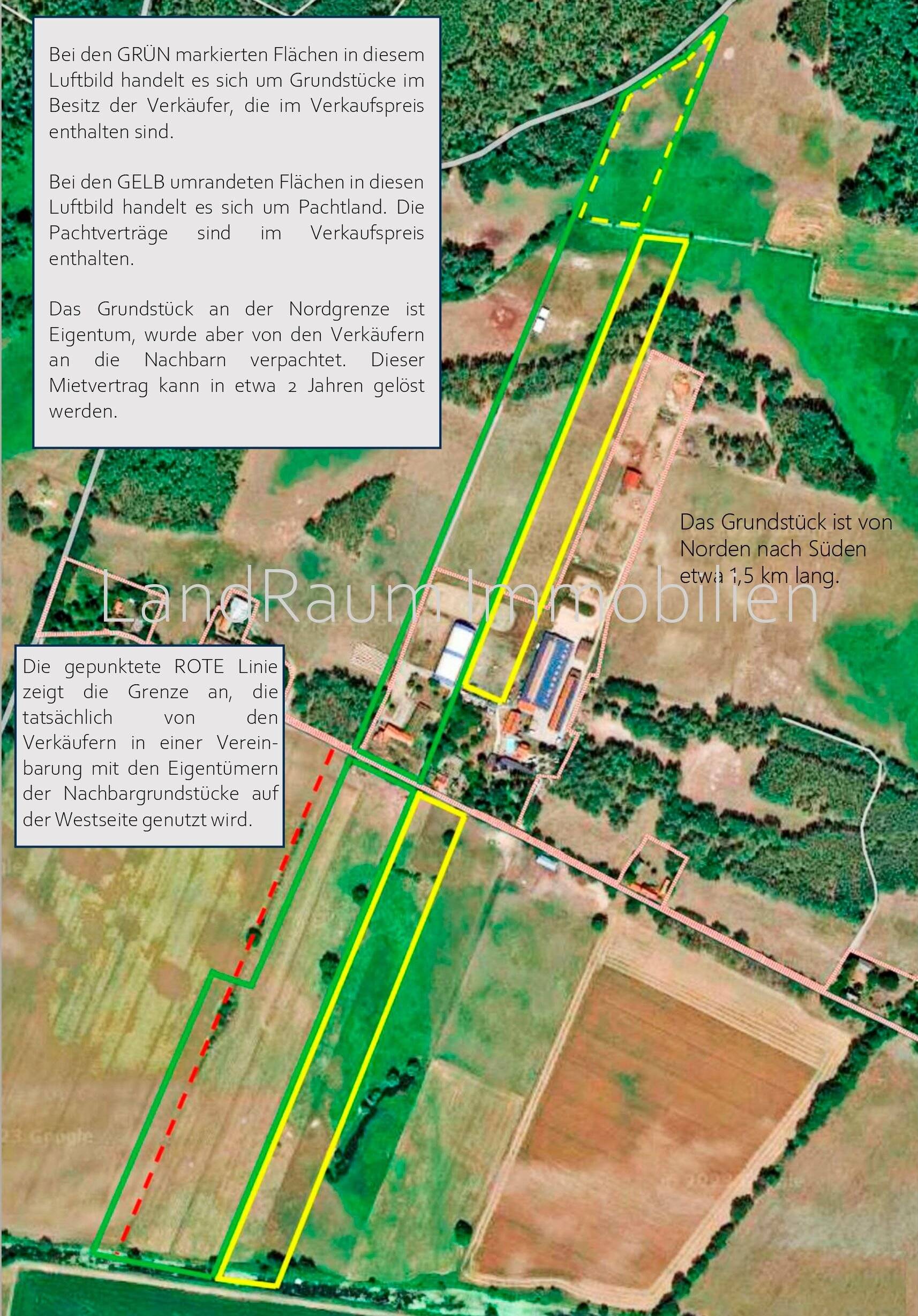Immobilie in Dreetz - Pferdehof - Reitanlage, 4 FeWo, 10 ha Land + ca. 5,2 ha Pachtland, Reithalle 20 x 60 m + Aussenreitplätzen, Laufstall 16 Pferde+4 Boxen, g - Bild 1