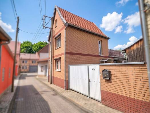 Einfamilienhaus zum Kauf 79.900 € 4 Zimmer 75 m² 155 m² Grundstück Brunnenstraße 49 Oberdorla Vogtei 99986
