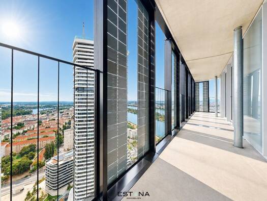 Wohnung zur Miete - Erstbezug 1.932 € 3 Zimmer 80,7 m² 34. Geschoss frei ab 01.11.2026 Donau-City-Straße Wien 1220