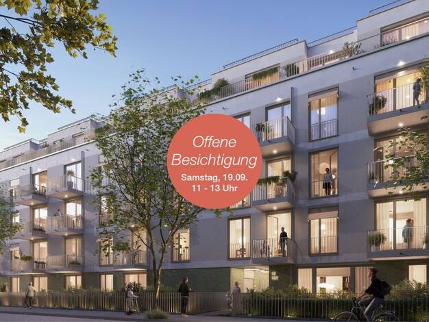 Wohnung zum Kauf - Neubau provisionsfrei 620.000 € 4 Zimmer 92,7 m² 2. Geschoss frei ab 28.02.2027 Berkenbrücker Steig 18 Alt-Hohenschönhausen Lichtenberg 13055