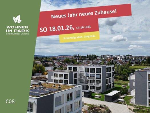 Wohnung zum Kauf - Neubau provisionsfrei 318.900 € 2 Zimmer 61,3 m² 1. Geschoss Am Simontalgraben 23 Langenau 89129