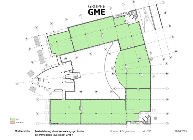 Büro zur Miete provisionsfrei 26.000 € 2.000 m² Bürofläche teilbar ab 600 m² Kröpeliner Tor-Vorstadt Rostock 18055