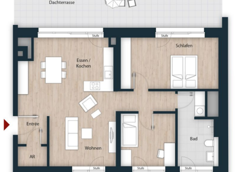 Wohnung zum Kauf 1.071.140 € 3 Zimmer 116,8 m² frei ab sofort Seeleinsbühl Nürnberg 90431
