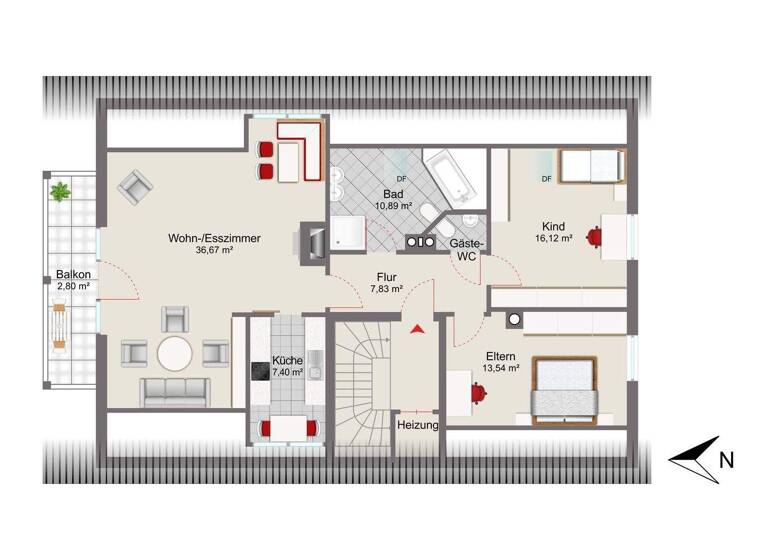 Wohnung zum Kauf 695.000 € 3 Zimmer 96,7 m² 2. Geschoss Ramersdorf-Perlach München 81739