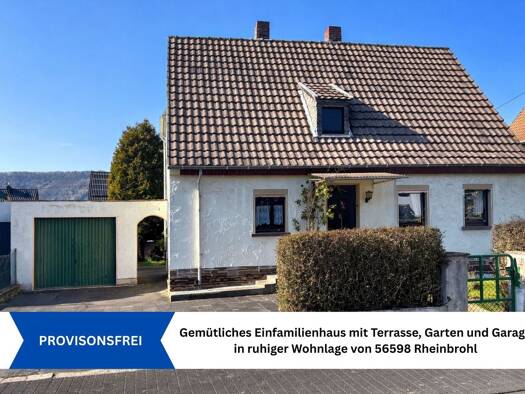 Einfamilienhaus zum Kauf provisionsfrei 149.000 € 4 Zimmer 120 m² 362 m² Grundstück Rheinbrohl 56598