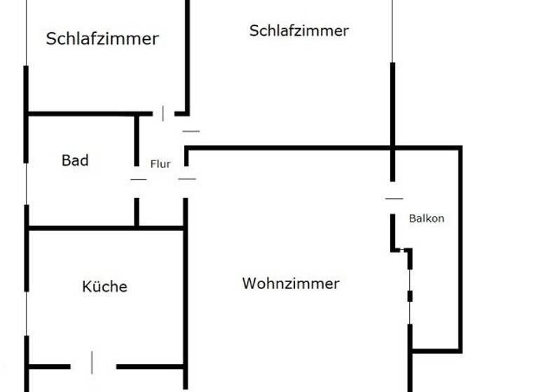 Wohnung zur Miete 450 € 3 Zimmer 56,3 m² 1. Geschoss frei ab 01.06.2026 Hasporter Damm 154 Hasport/Annenheide Delmenhorst 27755
