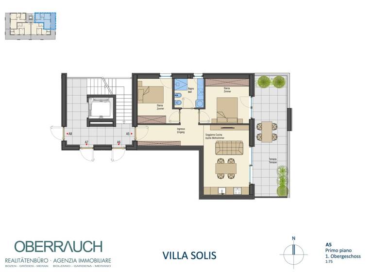 Wohnung zum Kauf 455.000 € 3 Zimmer 56,1 m² Neumarkt 39044
