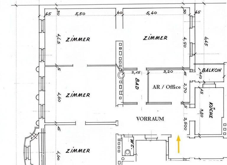 Wohnung zum Kauf 998.000 € 4,5 Zimmer 140 m² 1. Geschoss Wien 1020