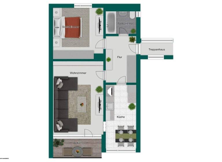 Wohnung zum Kauf 199.000 € 2 Zimmer 62 m² 7. Geschoss Heiderhof Bonn 53177