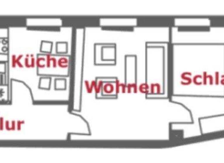Wohnung zur Miete 458 € 2 Zimmer 53,7 m² 2. Geschoss frei ab 11.04.2026 Kirchplatz 6 Laubegast Dresden 01279