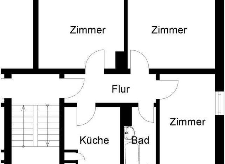 Wohnung zur Miete 646 € 3 Zimmer 67,2 m² 1. Geschoss frei ab 22.03.2026 Grovestr. 7 Alt-Langenhagen Langenhagen 30853