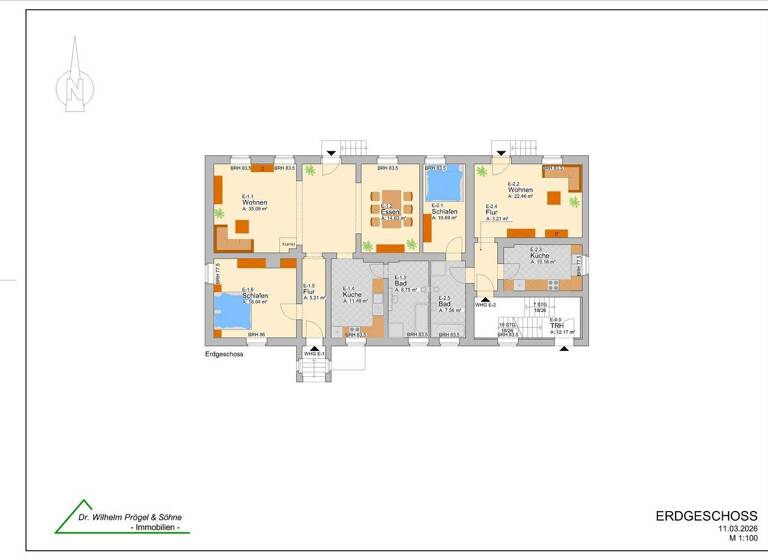 Mehrfamilienhaus zum Kauf als Kapitalanlage geeignet 729.000 € 9 Zimmer 442 m² 656 m² Grundstück Großbeeren 14979