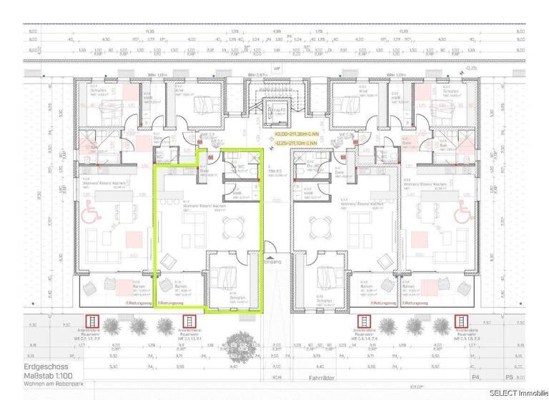 Wohnung zum Kauf 279.000 € 2 Zimmer 75,3 m² EG Kleinblittersdorf 66271